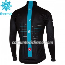 Maillot Invierno Termico 2017 Team Sky N001